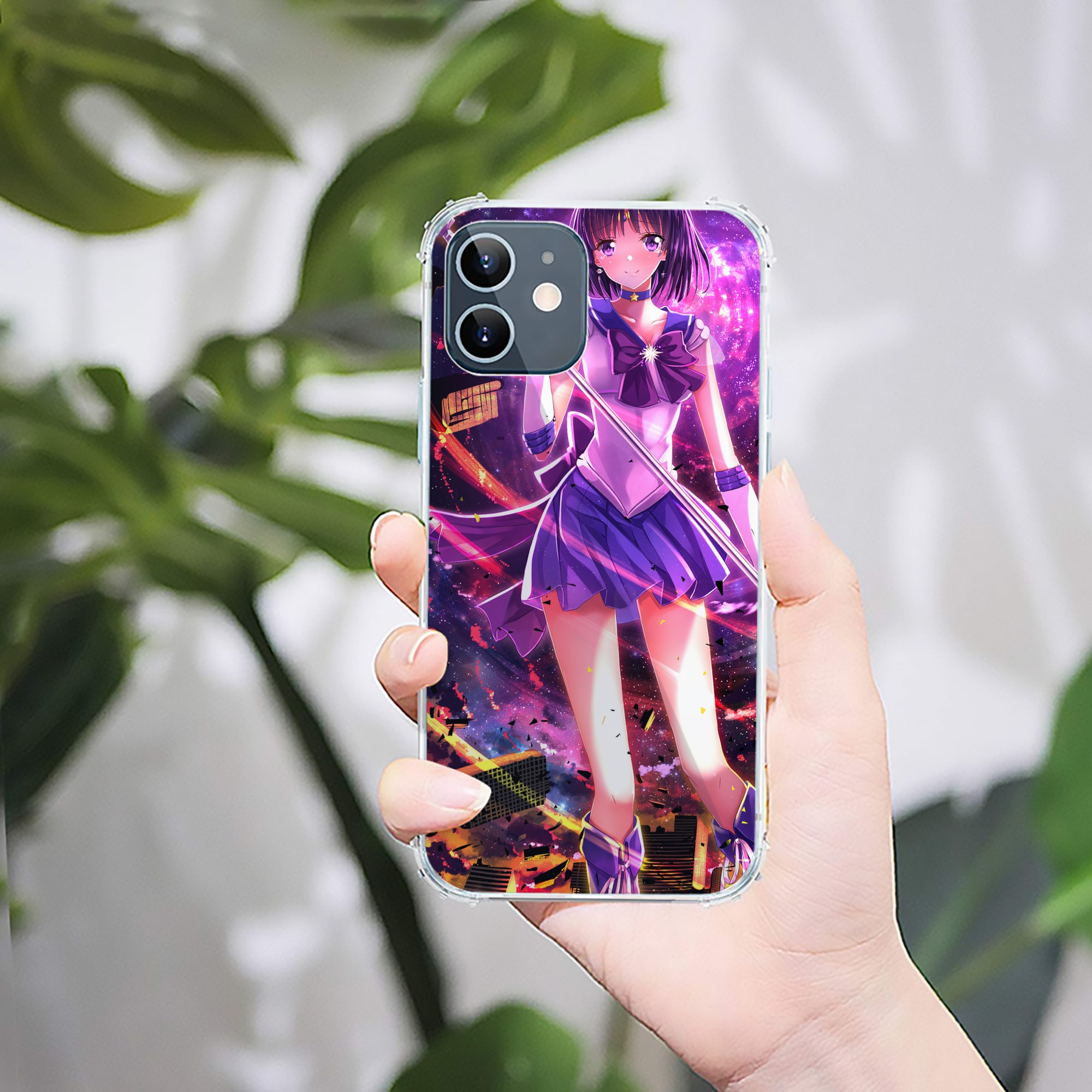 （画像用） 美少女戦士セーラームーン Sailor Moon 【iPhone 12シリーズ対応】透明スマホケース（クリアソフトケース）
